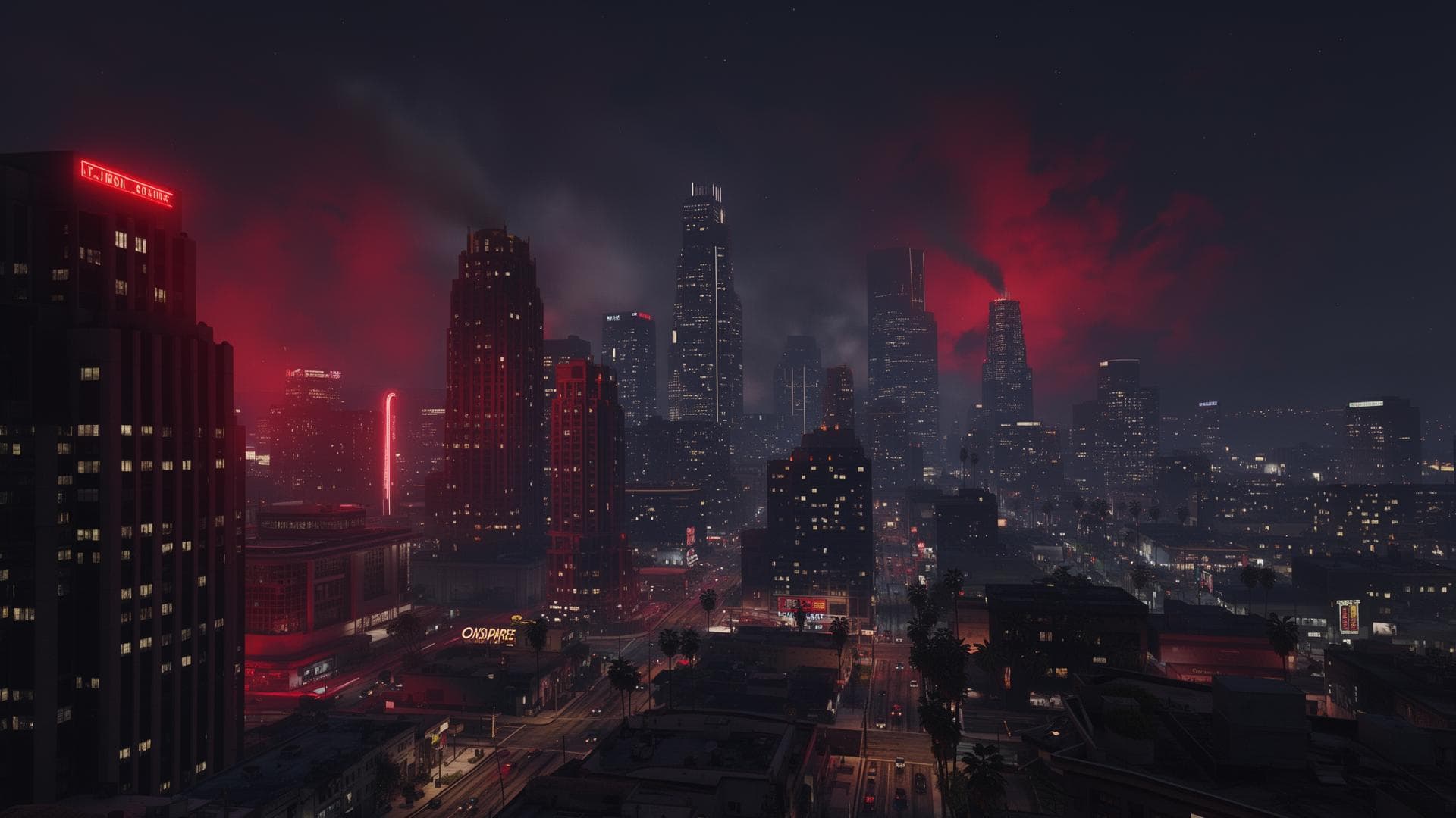 Porto Real — Cidade à noite